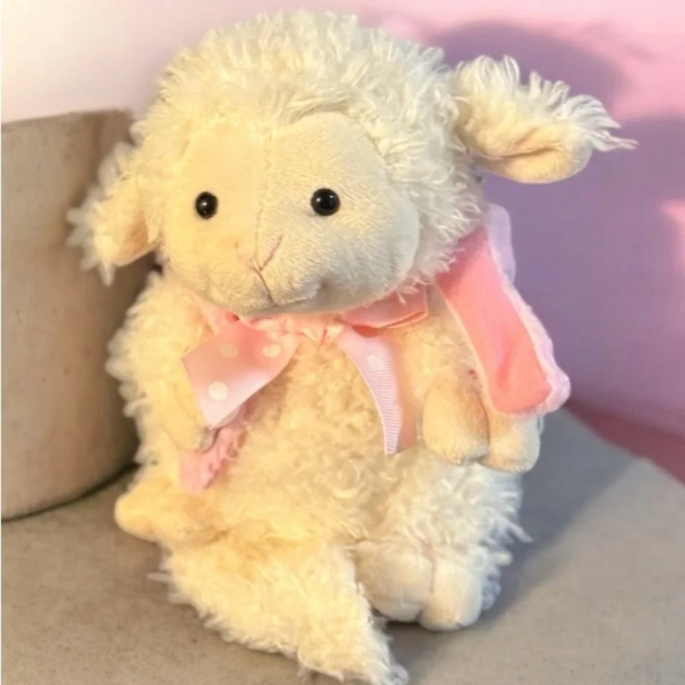 Cuddle Barn Leaping Lulu Animated Lamb Plush Rabbit Ears Sings Peter Cottontail